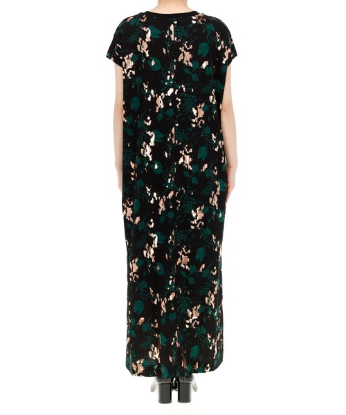 EBONY（エボニー）の「EBONY ホイルフラワーカットソーワンピース（ワンピース・レディース・ブラック・2）」の4枚目の写真