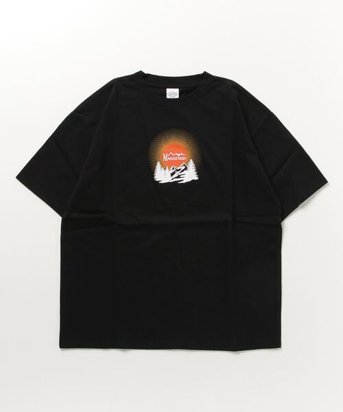 MANASTASH（マナスタッシュ）の「MANASTASH/マナスタッシュ　RECYCLED TEE DAY BREAK リサイクルティーデイブレイク（Tシャツ/カットソー・メンズ・ホワイト/セージグリーン/ブラック・MEDIUM/LARGE/X-LARGE/M/XL）」の3枚目の写真