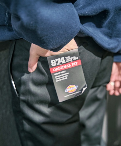 Dickies（ディッキーズ）の「【Dickies/ディッキーズ】US874 オリジナルワークパンツ/チノパン/ワイドチノパンツ/ユニセックス（チノパンツ・メンズ・チャコールグレー/ライトグレー/ブラック/ベージュ/グリーン・36/34/32/30/28）」の18枚目の写真