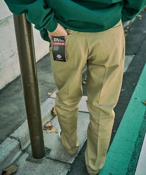 Dickies（ディッキーズ）の「【Dickies/ディッキーズ】US874 オリジナルワークパンツ/チノパン/ワイドチノパンツ/ユニセックス（チノパンツ・メンズ・チャコールグレー/ライトグレー/ブラック/ベージュ/グリーン・36/34/32/30/28）」の11枚目の写真
