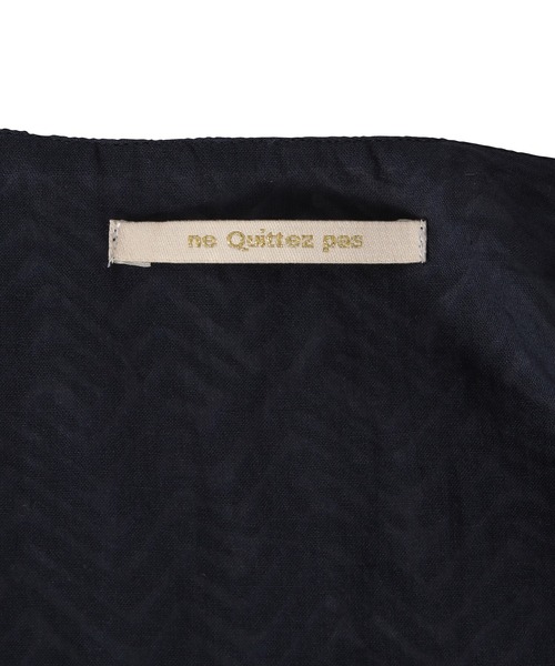 NE QUITTEZ PAS!（ヌキテパ）の「【ne Quittez pas】COTTON VOILE ZIGZAG GOWN（ワンピース・レディース・オレンジ/ブルー・FREE）」の11枚目の写真