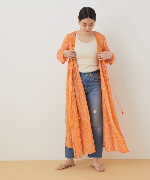 ヌキテパオレンジワンピ♡ NE QUITTEZ PAS!（ヌキテパ）の「【ne Quittez pas】COTTON VOILE