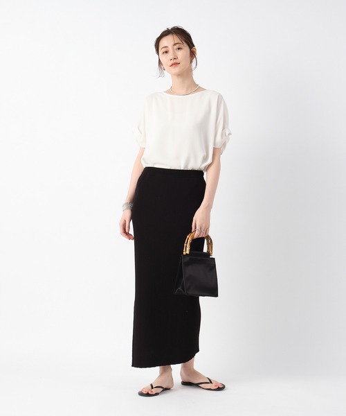 hai（ハイ）の「hai/ハイ　バンブーシルクサテンバック（ハンドバッグ・レディース・ブラック・FREE）」の7枚目の写真