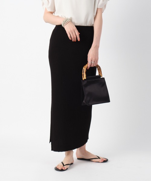 hai（ハイ）の「hai/ハイ　バンブーシルクサテンバック（ハンドバッグ・レディース・ブラック・FREE）」の6枚目の写真