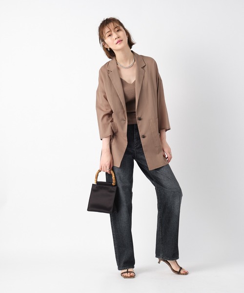 hai（ハイ）の「hai/ハイ　バンブーシルクサテンバック（ハンドバッグ・レディース・ブラック・FREE）」の4枚目の写真