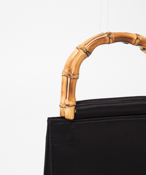 hai（ハイ）の「hai/ハイ　バンブーシルクサテンバック（ハンドバッグ・レディース・ブラック・FREE）」の11枚目の写真