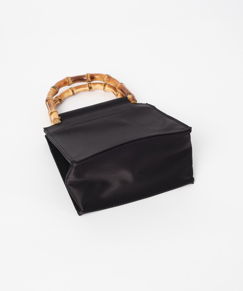 hai（ハイ）の「hai/ハイ　バンブーシルクサテンバック（ハンドバッグ・レディース・ブラック・FREE）」の13枚目の写真