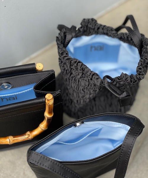 hai（ハイ）の「hai/ハイ　バンブーシルクサテンバック（ハンドバッグ・レディース・ブラック・FREE）」の15枚目の写真