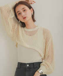 SENSE OF PLACE by URBAN RESEARCH | ショートメッシュセットプルオーバー(ニット/セーター)