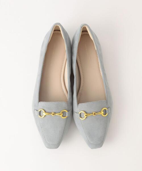 green label relaxing（グリーンレーベルリラクシング）の「＜Oggi×green label relaxing＞[7days]ビットローファー(1.5cmヒール) -撥水-（ローファー・レディース・ライトブルー/ブラック/ネイビー/オフホワイト/ホワイト/ベージュ・25.5cm/23cm/24cm/22cm/24.5cm/23.5cm/25cm/22.5cm）」の5枚目の写真