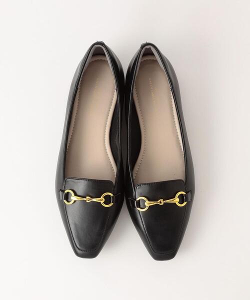 green label relaxing（グリーンレーベルリラクシング）の「＜Oggi×green label relaxing＞[7days]ビットローファー(1.5cmヒール) -撥水-（ローファー・レディース・ライトブルー/ブラック/ネイビー/オフホワイト/ホワイト/ベージュ・25.5cm/23cm/24cm/22cm/24.5cm/23.5cm/25cm/22.5cm）」の9枚目の写真