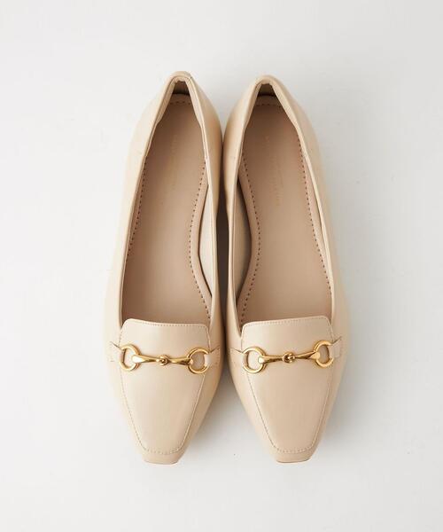 green label relaxing（グリーンレーベルリラクシング）の「＜Oggi×green label relaxing＞[7days]ビットローファー(1.5cmヒール) -撥水-（ローファー・レディース・ライトブルー/ブラック/ネイビー/オフホワイト/ホワイト/ベージュ・25.5cm/23cm/24cm/22cm/24.5cm/23.5cm/25cm/22.5cm）」の11枚目の写真