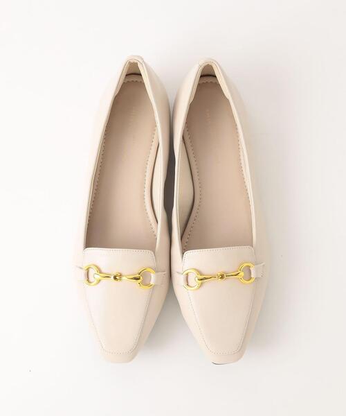 green label relaxing（グリーンレーベルリラクシング）の「＜Oggi×green label relaxing＞[7days]ビットローファー(1.5cmヒール) -撥水-（ローファー・レディース・ライトブルー/ブラック/ネイビー/オフホワイト/ホワイト/ベージュ・25.5cm/23cm/24cm/22cm/24.5cm/23.5cm/25cm/22.5cm）」の12枚目の写真