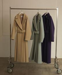 EMMEL REFINES | ＜EMMEL REFINES（エメル リファインズ）＞EM ベルテッド フレアロングコート(その他アウター)