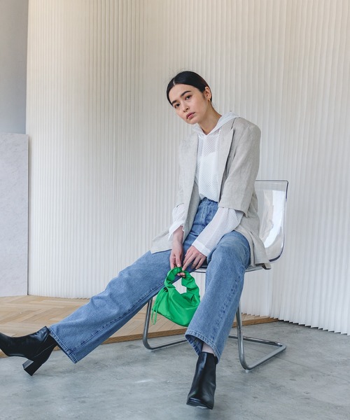 chuclla（チュクラ）の「【chuclla】Gather handle mini bag cha21a002（ハンドバッグ・レディース・グリーン/イエロー/ブラック/パープル/ライトブルー/ホワイト・FREE）」の17枚目の写真