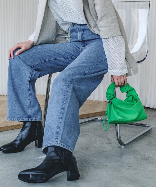 chuclla（チュクラ）の「【chuclla】Gather handle mini bag cha21a002（ハンドバッグ・レディース・グリーン/イエロー/ブラック/パープル/ライトブルー/ホワイト・FREE）」の19枚目の写真