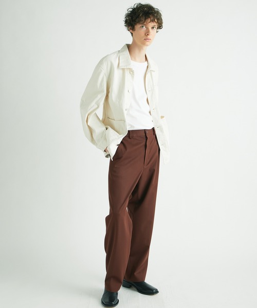 Name.（ネーム）の「【Name.】DENIM COVERALLS（デニムジャケット・メンズ・アイボリー/インディゴブルー・1/0）」の5枚目の写真