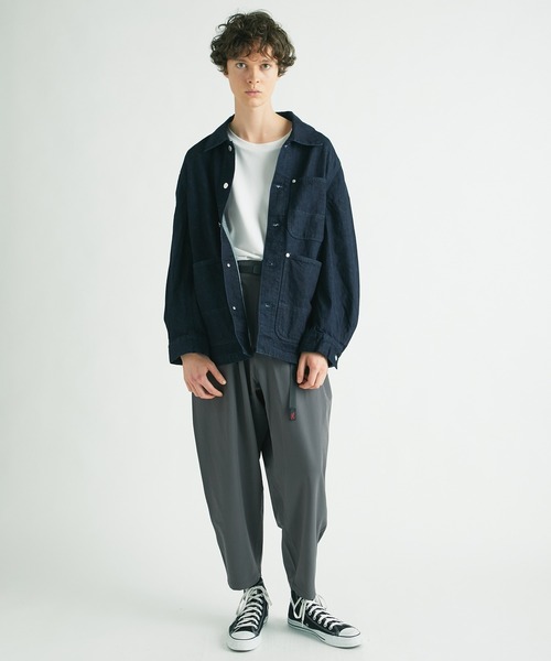 Name.（ネーム）の「【Name.】DENIM COVERALLS（デニムジャケット・メンズ・アイボリー/インディゴブルー・1/0）」の17枚目の写真