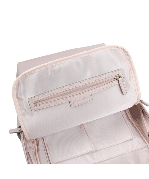 Jewelna Rose（ジュエルナローズ）の「リモハピ2 フェイクレザー リュックサック 15.6インチPC / B4サイズ 10965（バックパック/リュック・レディース・グレイッシュベージュ/ブラック/チャコールグレー/ネイビー/ライトグレー/グレー・FREE）」の19枚目の写真