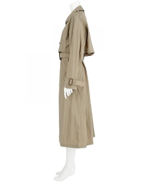 G.V.G.V.(ジーヴィージーヴィー)の「LAYERED TRENCH COAT(トレンチコート・レディース・ベージュ/ネイビー・36/34)」の14枚目の写真