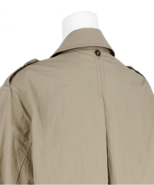 G.V.G.V.(ジーヴィージーヴィー)の「LAYERED TRENCH COAT(トレンチコート・レディース・ベージュ/ネイビー・36/34)」の16枚目の写真