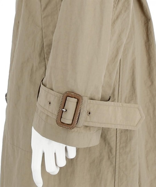 G.V.G.V.(ジーヴィージーヴィー)の「LAYERED TRENCH COAT(トレンチコート・レディース・ベージュ/ネイビー・36/34)」の17枚目の写真
