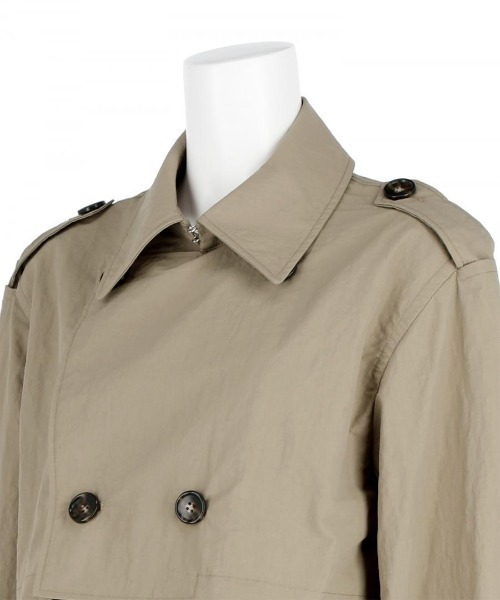 G.V.G.V.(ジーヴィージーヴィー)の「LAYERED TRENCH COAT(トレンチコート・レディース・ベージュ/ネイビー・36/34)」の15枚目の写真