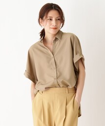 SHOO・LA・RUE | 脇スリット前開きスキッパーシャツ(シャツ/ブラウス)