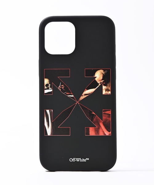 off white（オフホワイト）の「OFF WHITE (オフ ホワイト) CARAVAG IPHO 12 PRO MAX COVER スマホケース（スマホケース/カバー・メンズ・ブラック・FREE）」の5枚目の写真