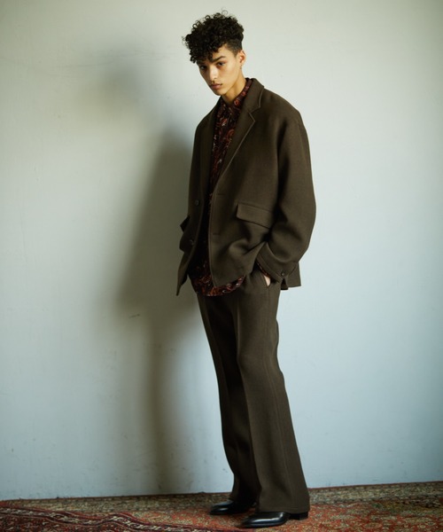 TAUPE（トープ）の「【TAUPE/トープ】 スポンディッシュフレアパンツ（スラックス・メンズ・ブラウン・1/2）」の6枚目の写真