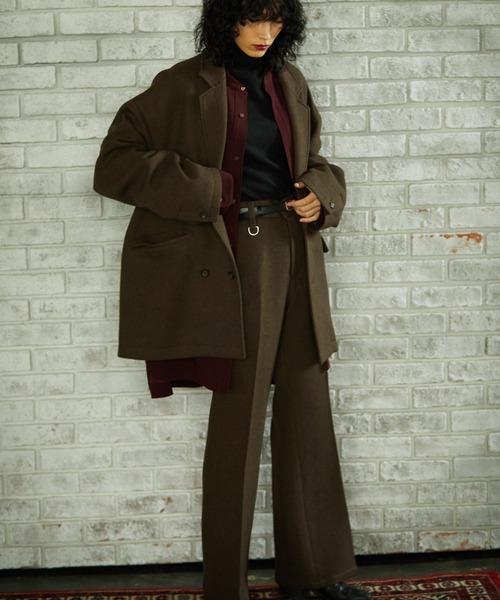 TAUPE（トープ）の「【TAUPE/トープ】 スポンディッシュフレアパンツ（スラックス・メンズ・ブラウン・1/2）」の16枚目の写真