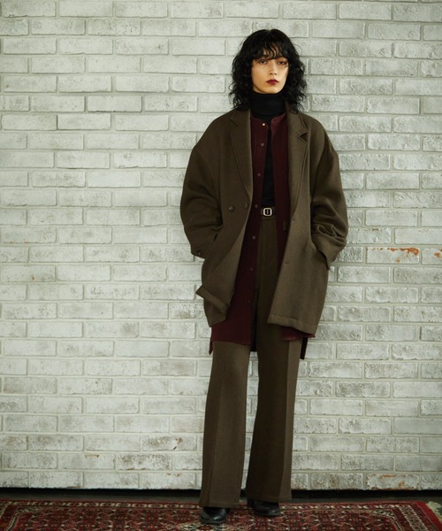 TAUPE（トープ）の「【TAUPE/トープ】 スポンディッシュフレアパンツ（スラックス・メンズ・ブラウン・1/2）」の11枚目の写真