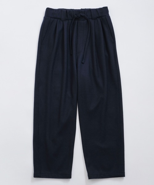 Blanc YM(ブランワイエム)の「Blanc YM ブランワイエム / Milled Wool Wide Pants ミルドウール 2タックパンツ バルーンパンツ イージーパンツ(セットアップ) / BL-21A-MWWP(その他パンツ・メンズ・グレー/ネイビー・MEDIUM/SMALL)」の8枚目の写真