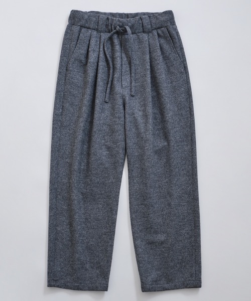 Blanc YM(ブランワイエム)の「Blanc YM ブランワイエム / Milled Wool Wide Pants ミルドウール 2タックパンツ バルーンパンツ イージーパンツ(セットアップ) / BL-21A-MWWP(その他パンツ・メンズ・グレー/ネイビー・MEDIUM/SMALL)」の7枚目の写真