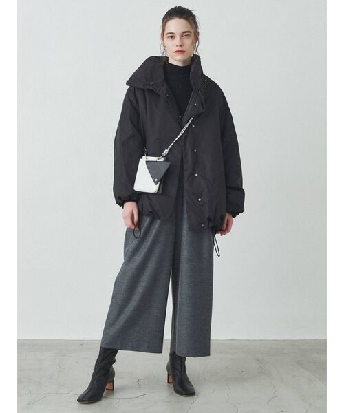 ELENDEEK（エレンディーク）の「ハイネックリブニット（ニット/セーター・レディース・ブラック/パープル/オフホワイト/ライトグリーン・FREE）」の7枚目の写真