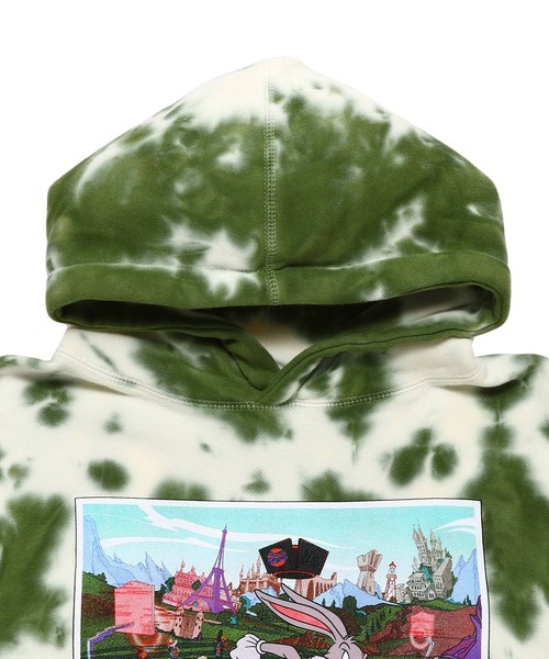 BAIT(ベイト)の「【2108_SPJ】SPACEJAM2 JBUGS DRIBBLE HDY 216-SPJ-PRK-001(パーカー・メンズ・グリーン・SMALL/MEDIUM/LARGE/X-LARGE)」の5枚目の写真