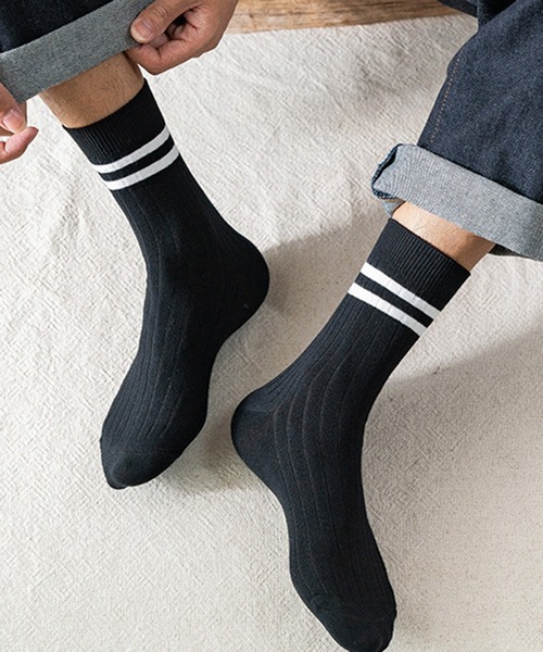 「kakko」(カッコ)の「メンズ ラインソックス靴下(ソックス/靴下・メンズ・A/B/C/D/E/F/G/H・FREE)」の15枚目の写真