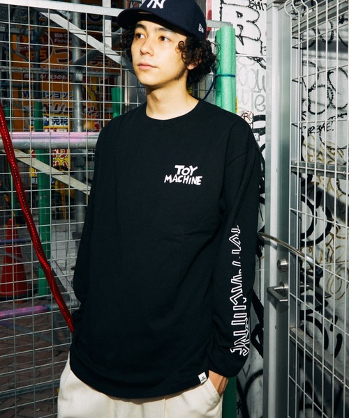 TOY　MACHINE（トイ　マシーン）の「【ムラサキスポーツ限定】TOYMACHINE/トイマシーン×TM paint ティーエムペイント×MURASPOムラスポ 長袖 Tシャツ MTMFBLT3（Tシャツ/カットソー・メンズ・ホワイト/ブラック/グリーン・M/L/XL）」の16枚目の写真