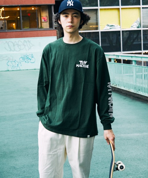 TOY　MACHINE（トイ　マシーン）の「【ムラサキスポーツ限定】TOYMACHINE/トイマシーン×TM paint ティーエムペイント×MURASPOムラスポ 長袖 Tシャツ MTMFBLT3（Tシャツ/カットソー・メンズ・ホワイト/ブラック/グリーン・M/L/XL）」の14枚目の写真