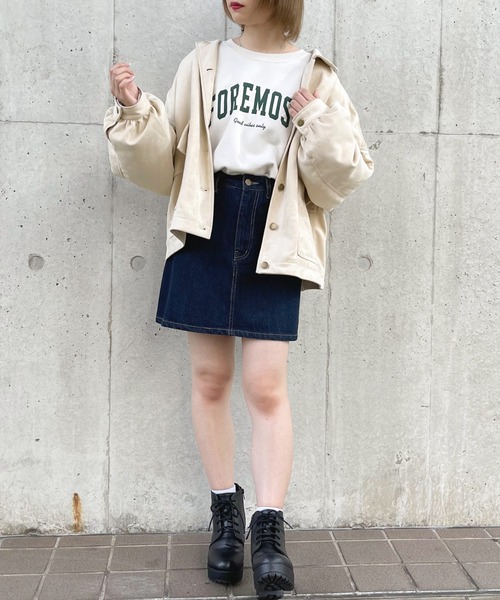 apres jour（アプレジュール）の「ポケットブルゾン【ZOZOTOWN限定アイテム】（ブルゾン・レディース・カーキ/アイボリー/モカ・フリー/X-LARGE）」の9枚目の写真