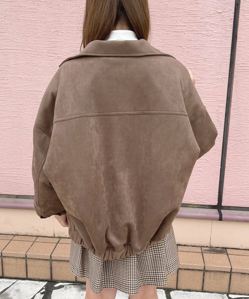 apres jour（アプレジュール）の「ポケットブルゾン【ZOZOTOWN限定アイテム】（ブルゾン・レディース・カーキ/アイボリー/モカ・フリー/X-LARGE）」の18枚目の写真