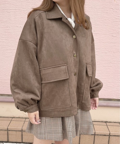 apres jour（アプレジュール）の「ポケットブルゾン【ZOZOTOWN限定アイテム】（ブルゾン・レディース・カーキ/アイボリー/モカ・フリー/X-LARGE）」の15枚目の写真