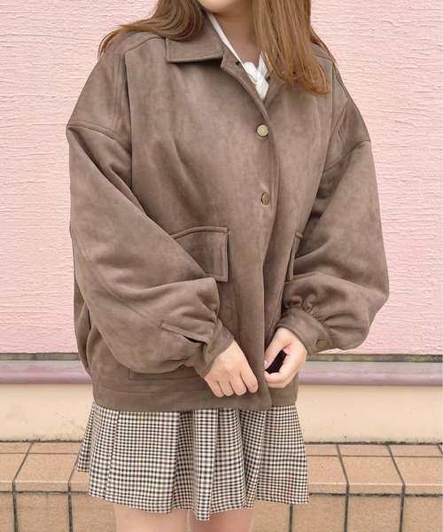 apres jour（アプレジュール）の「ポケットブルゾン【ZOZOTOWN限定アイテム】（ブルゾン・レディース・カーキ/アイボリー/モカ・フリー/X-LARGE）」の17枚目の写真