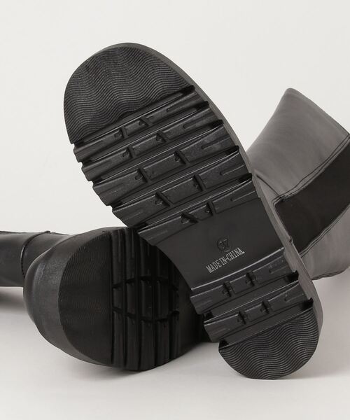 WC（ダブル シー）の「サイドゴアロングブーツ（ブーツ・レディース・ブラック・MEDIUM/SMALL）」の2枚目の写真