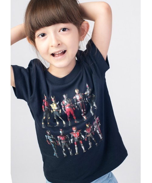 平成仮面ライダー集合 仮面ライダー コラボキッズtシャツ Tシャツ カットソー Design Tshirts Store Graniph デザイン ティーシャツ ストア グラニフ のファッション通販 Zozotown