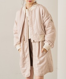 Chico | ショート丈MA-1+中綿ベスト(MA-1)