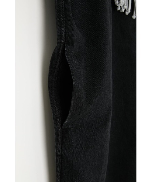 MOUSSY（マウジー）の「FRINGE DENIM SHIRT ドレス（ワンピース・レディース・ブルー/ブラック・FREE）」の12枚目の写真