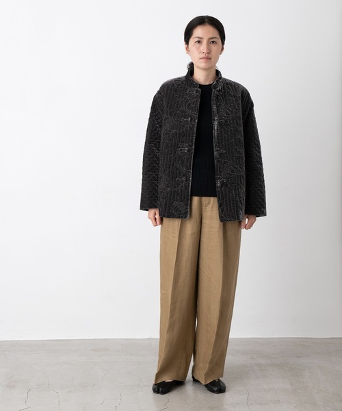 Heriter（エリテ）の「キルトエンブロイダリージレ（ベスト・レディース・ネイビー・38）」の8枚目の写真