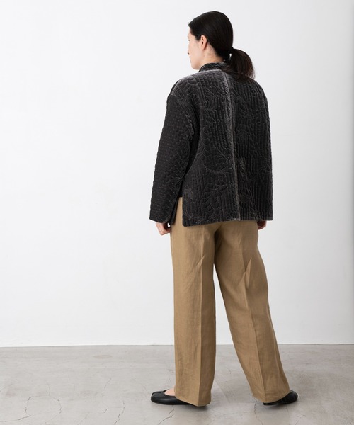 Heriter（エリテ）の「キルトエンブロイダリージレ（ベスト・レディース・ネイビー・38）」の6枚目の写真