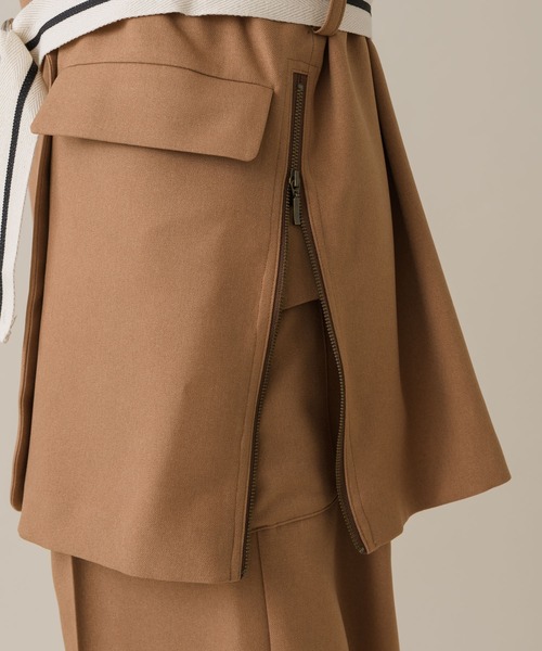 La SRIC（ラスリック）の「La SRIC サイドベルト付ジャケット（テーラードジャケット・レディース・ブラック/キャメル・FREE）」の7枚目の写真